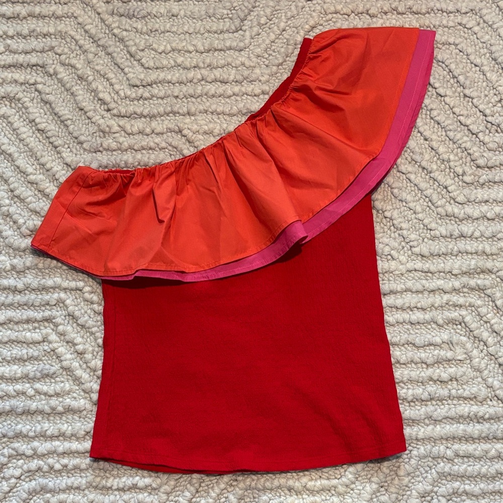 Off the Shoulder Colorful Top